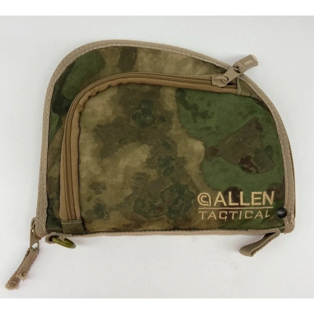 Allen Tactical Auto-Fit ATACS Handgun Pistol Case Camo Front Accessories Pouch
